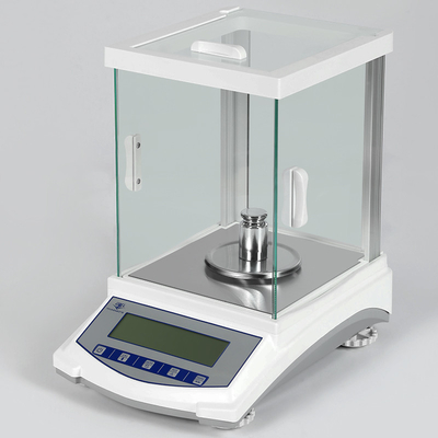 Standard-RS232 DFV-Anschluss hohe Glasdeckel-elektronische analytische Balancen für Labor
