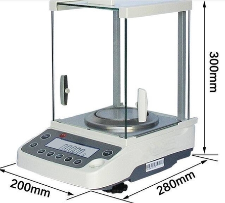 Skala-Digital 0.1mg der Laborpräzisions-analytische Balancen-220g 0.0001g elektronische Skala