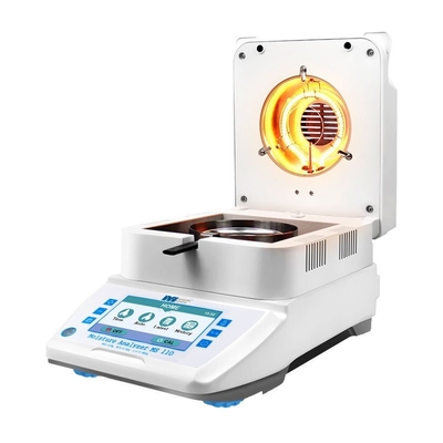 Kapazitäts-Hygrometer des Korn-Halogen-Feuchtigkeits-Analysator-0.005g der Lesbarkeits-110g
